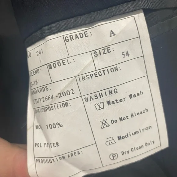 Versace Made in Italy Custom Men’s Blazer Wool